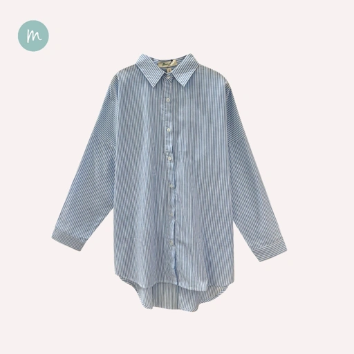 Image of Marchemode Alata Stripe Shirt Baju Lengan Panjang