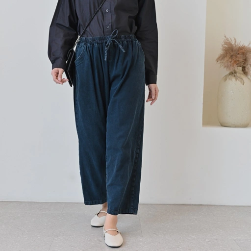 Image of Marchemode Ruvy Jeans Celana Panjang Denim Strecth Reguler Bigsize Upsize New Arrival