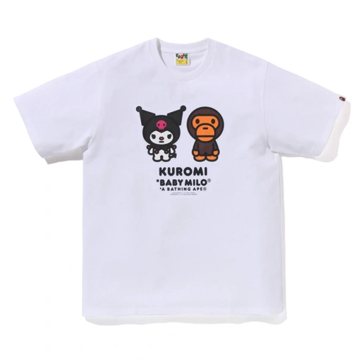 Image of BAPE - BABY MILO X KUROMI TEE | WHITE
