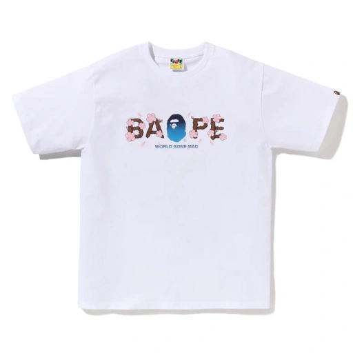 Image of BAPE - SAKURA TEE SS25 | WHITE