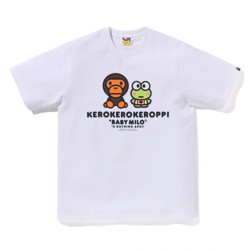 Image of BAPE - BABY MILO X KEROKEROKEROPPI TEE | WHITE