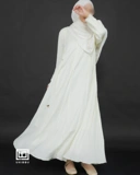 UHIBBU Gamis LAYALI | Abstract Pleats | Silk Polyester