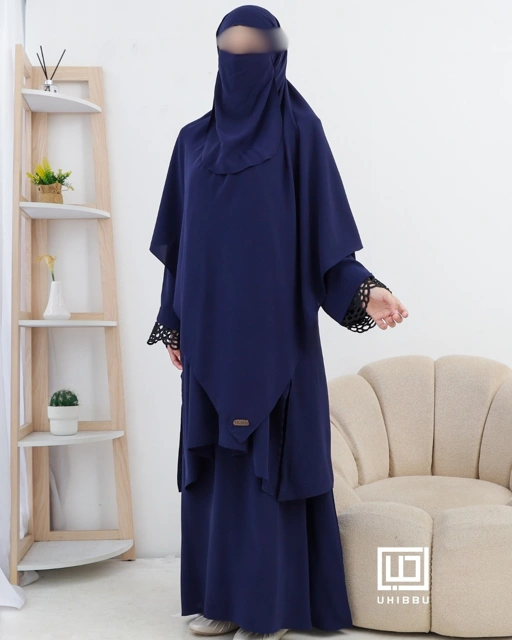 Uhibbu Set Rok Malay Lace Mazen Anti UV
