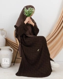 UHIBBU Maysa Airy Loose Texture Abaya