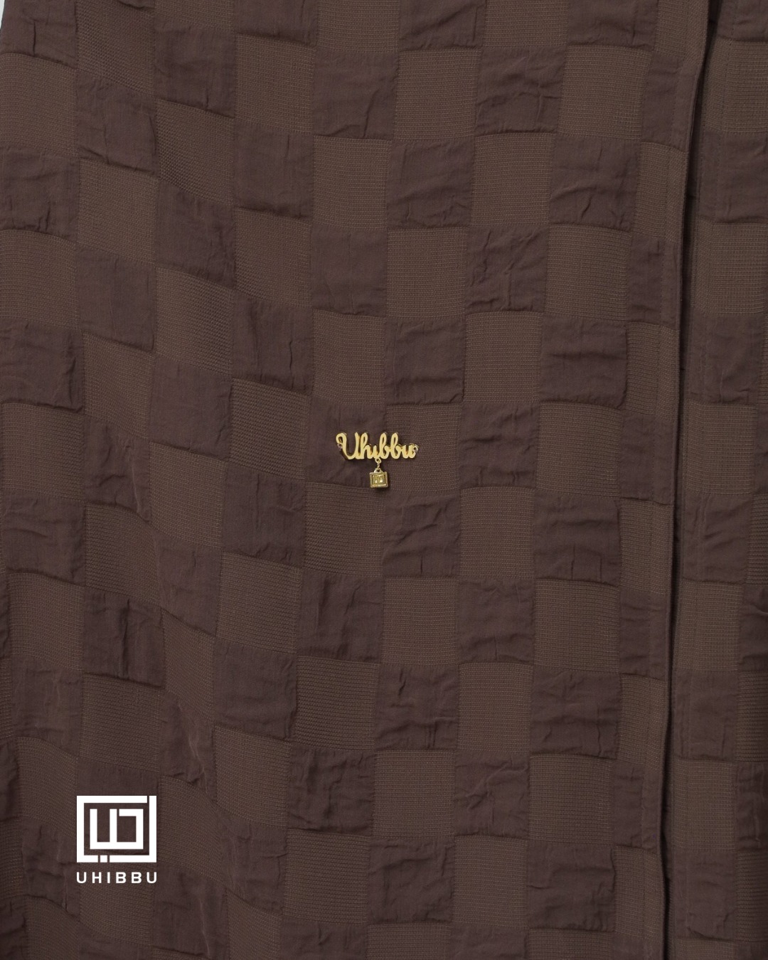 UHIBBU Maysa Square Loose Texture Abaya