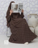 UHIBBU Maysa Square Loose Texture Abaya