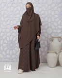 UHIBBU Maysa Square Loose Texture Abaya