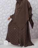 UHIBBU Maysa Square Loose Texture Abaya