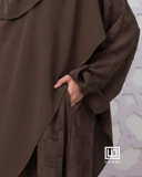 UHIBBU Maysa Square Loose Texture Abaya