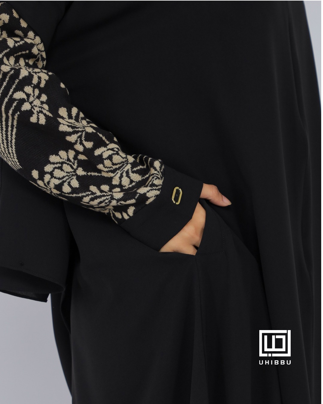 UHIBBU-MEERA Flo Gamis Semi Batwing Mazen Anti UV x Premium Soft Knit