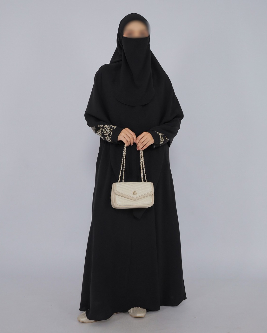 UHIBBU-MEERA Flo Gamis Semi Batwing Mazen Anti UV x Premium Soft Knit