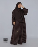 UHIBBU QIRA Loose Texture Abaya