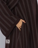 UHIBBU QIRA Loose Texture Abaya