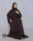 UHIBBU QIRA Loose Texture Abaya