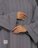 UHIBBU QIRA Loose Texture Abaya