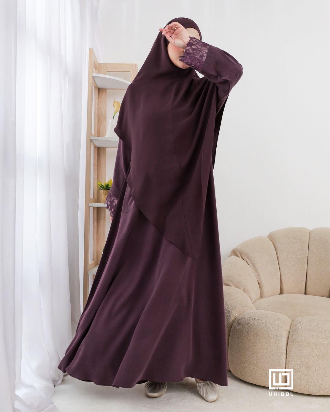 UHIBBU Rumi Abaya | Natural Fabric Lyocell