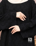 UHIBBU Maysa Airy Loose Texture Abaya