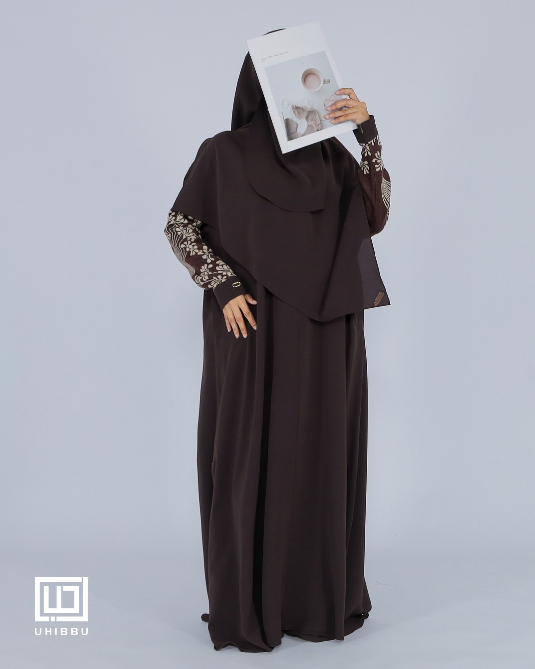 UHIBBU-MEERA Flo Gamis Semi Batwing Mazen Anti UV x Premium Soft Knit