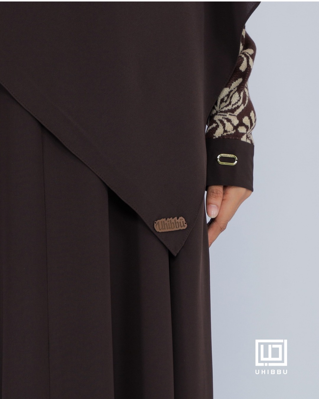 UHIBBU-MEERA Flo Gamis Semi Batwing Mazen Anti UV x Premium Soft Knit