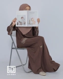 UHIBBU Malika Abaya Embroidery
