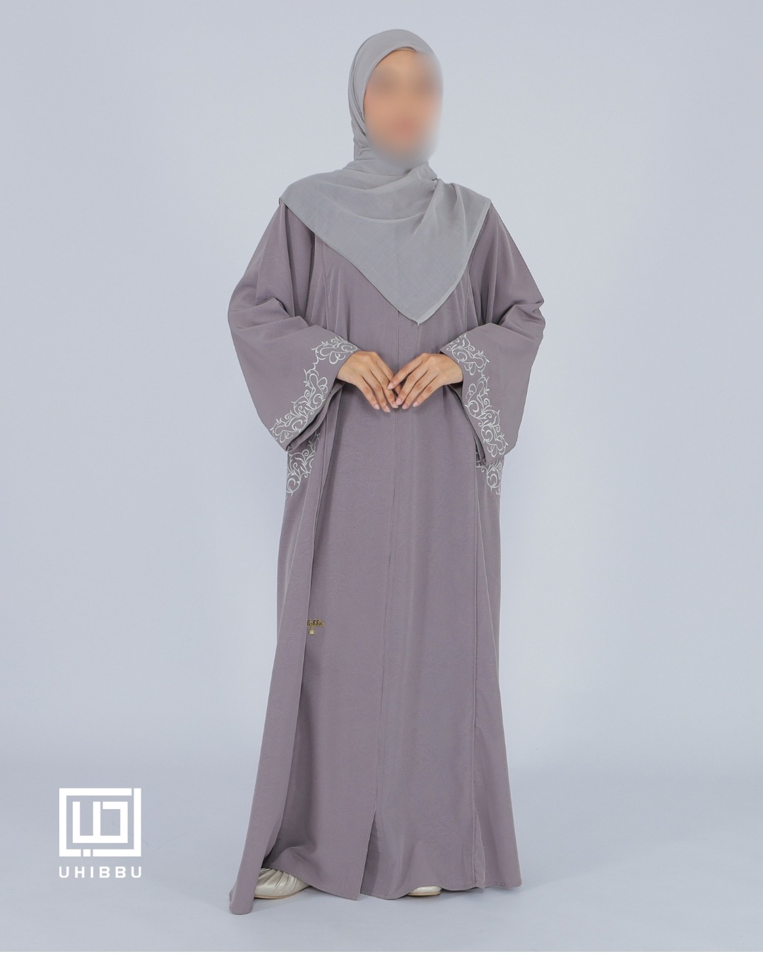 UHIBBU Malika Abaya Embroidery