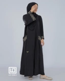 UHIBBU Malika Abaya Embroidery