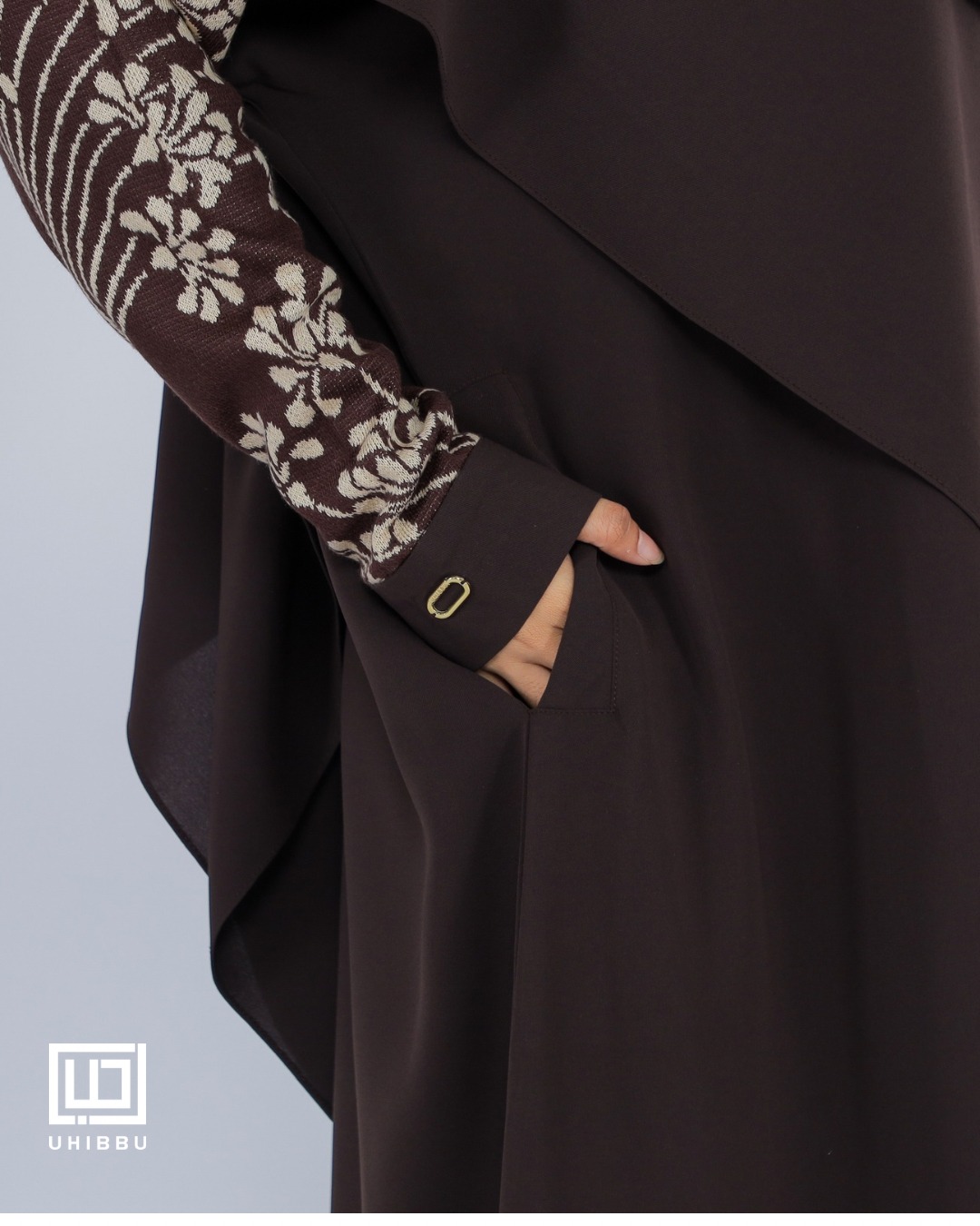 UHIBBU-MEERA Flo Gamis Semi Batwing Mazen Anti UV x Premium Soft Knit