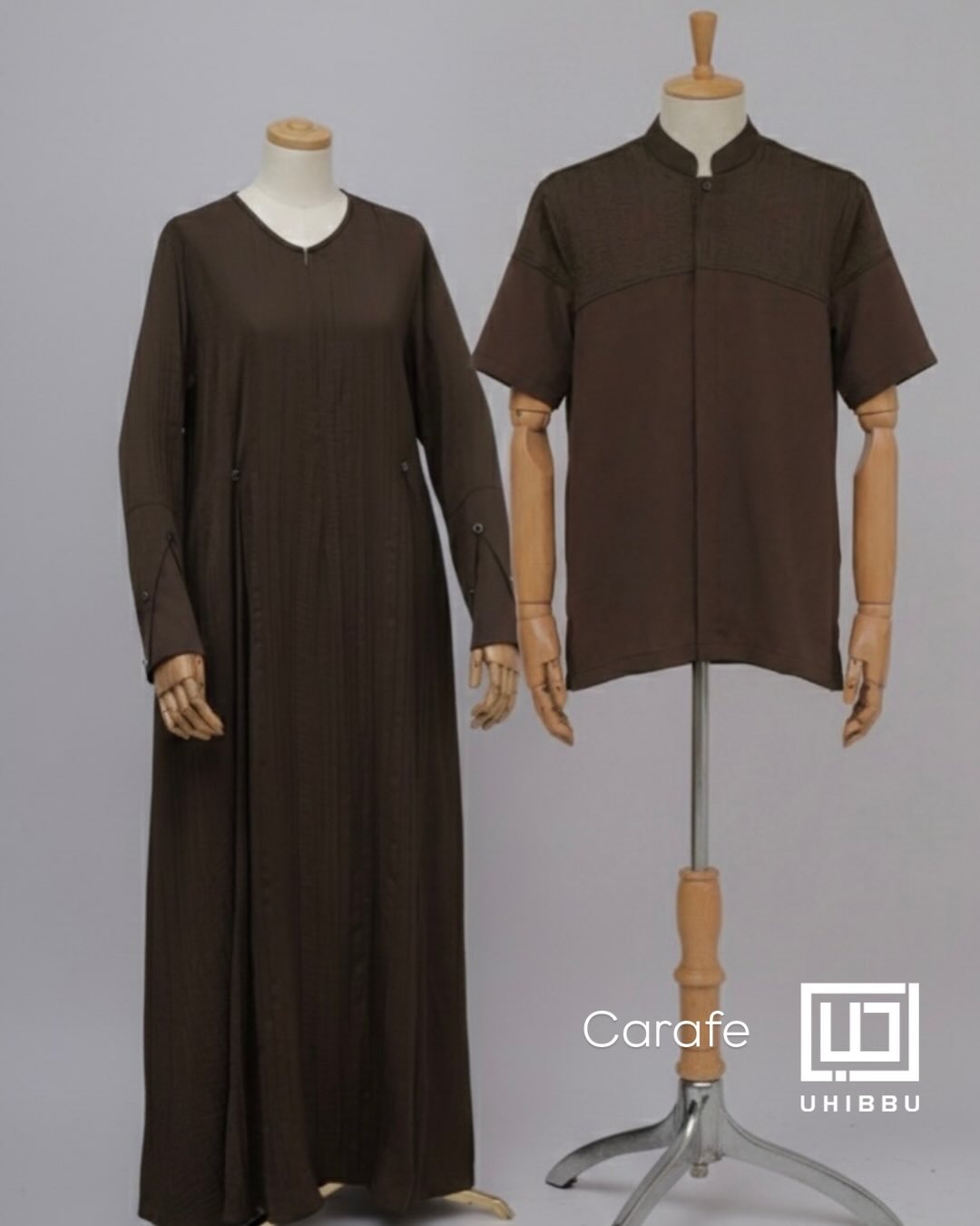 UHIBBU Gamis LAYALI - Stone Washed x Mazen