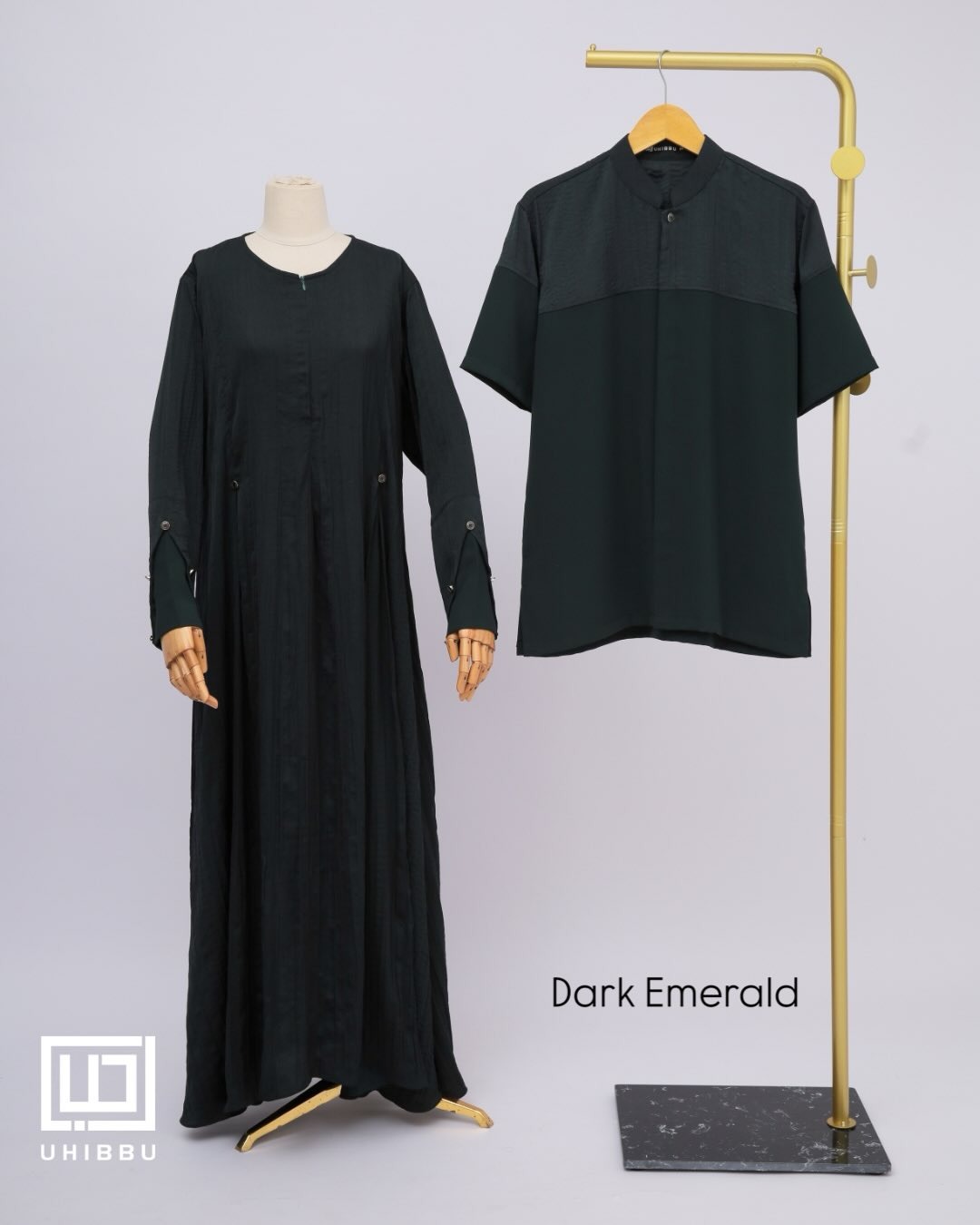UHIBBU Gamis LAYALI - Stone Washed x Mazen