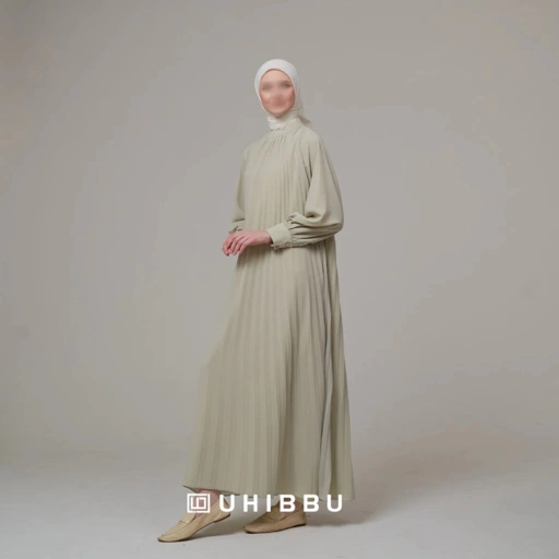 Image of Uhibbu Kanaya Gamis Full Plisket