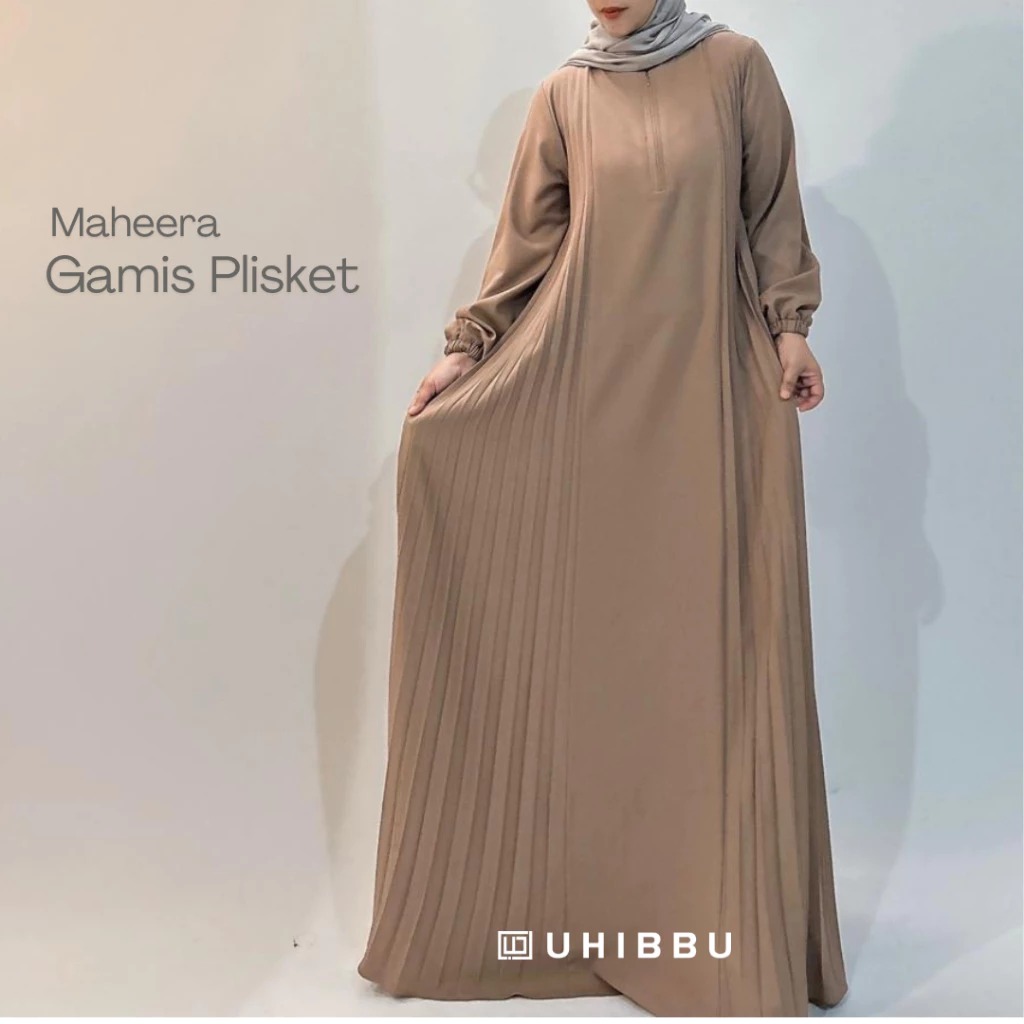 Mahira Gamis Plisket Samping