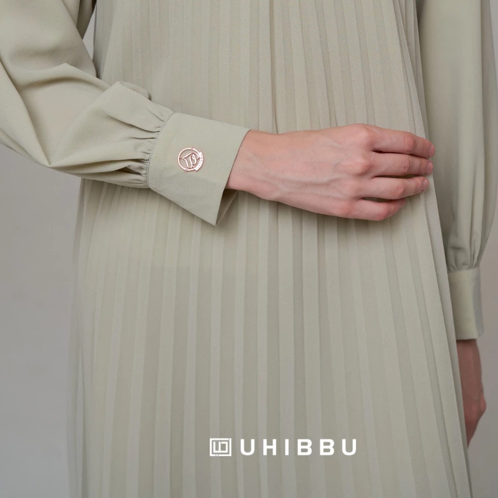 Uhibbu Kanaya Gamis Full Plisket