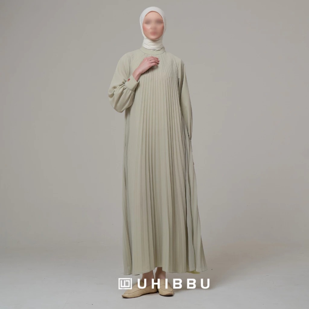 Uhibbu Kanaya Gamis Full Plisket