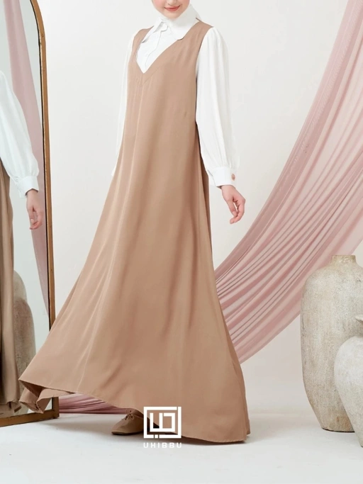 Image of Uhibbu Syakila Tulle Gamis Overall Inner Style