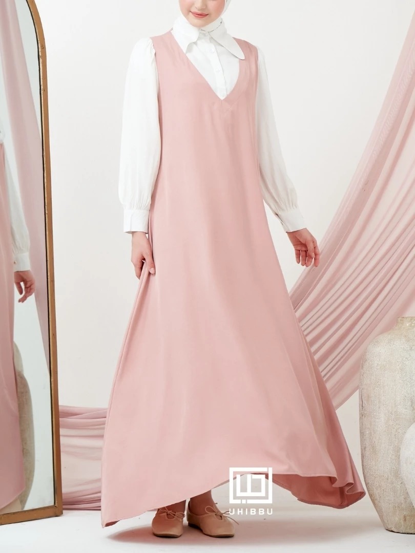 Uhibbu Syakila Tulle Gamis Overall Inner Style