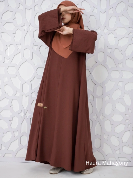 Image of UHIBBU Haura Loose Textured Abaya
