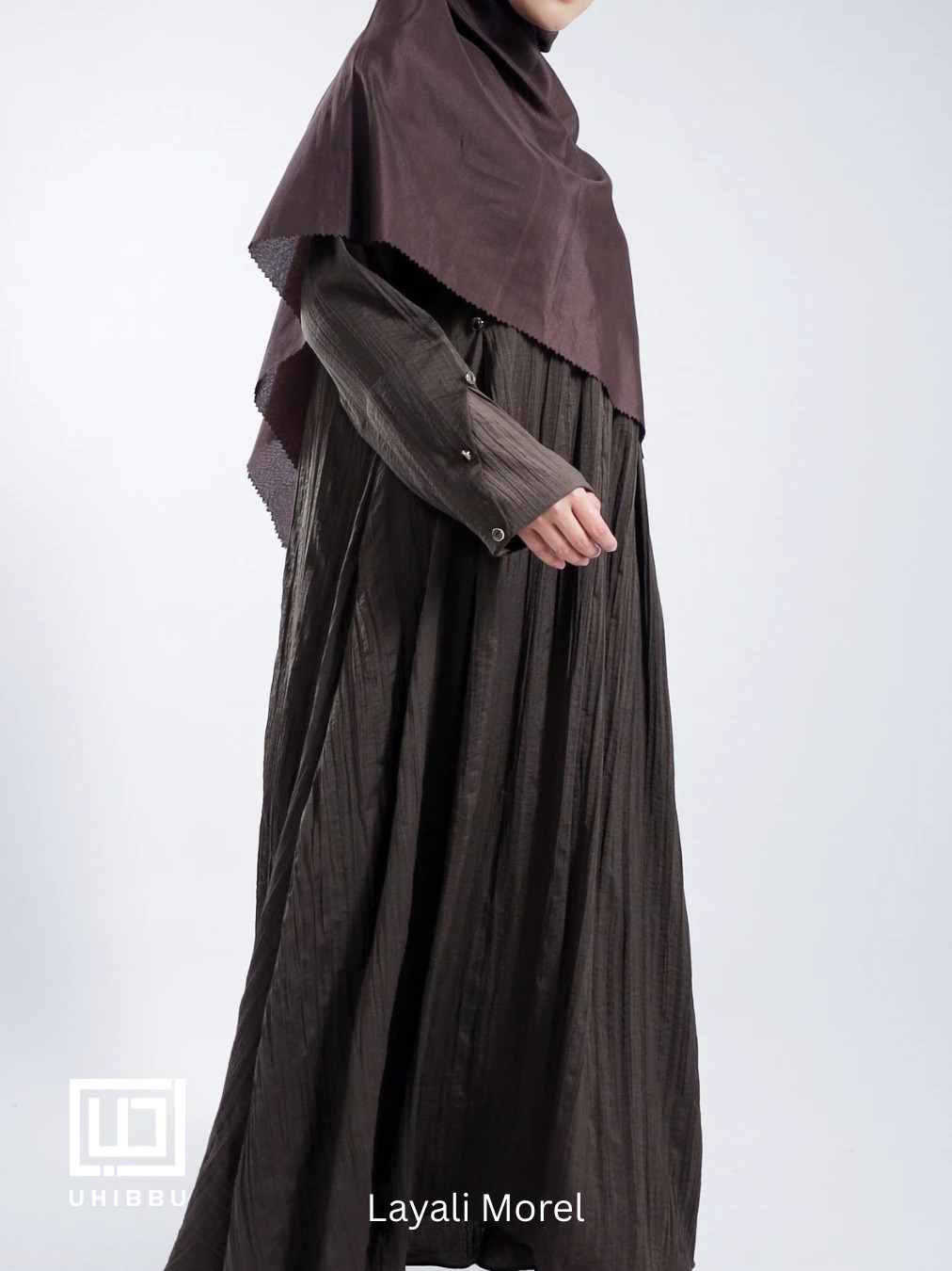 UHIBBU Gamis LAYALI - Stone Washed x Mazen