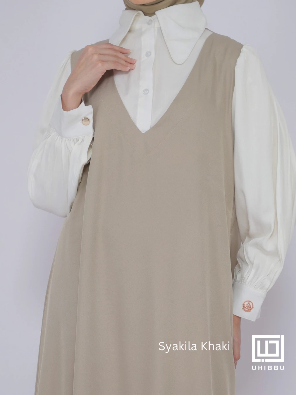 Uhibbu Syakila Tulle Gamis Overall Inner Style