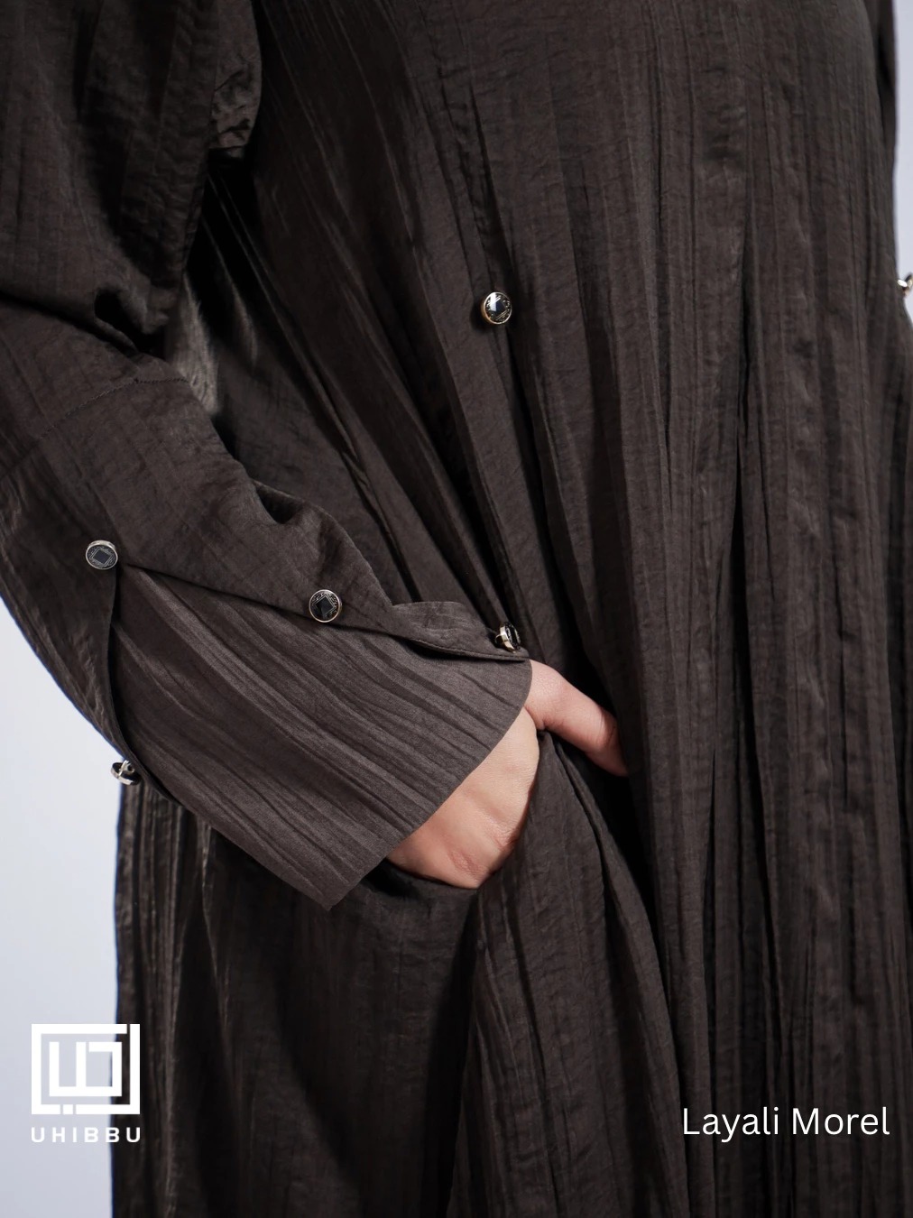 UHIBBU Gamis LAYALI - Stone Washed x Mazen