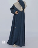 UHIBBU Gamis LAYALI | Abstract Pleats | Silk Polyester
