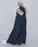 UHIBBU Gamis LAYALI | Abstract Pleats | Silk Polyester