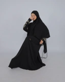 UHIBBU-MEERA Flo Gamis Semi Batwing Mazen Anti UV x Premium Soft Knit