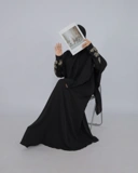 UHIBBU-MEERA Flo Gamis Semi Batwing Mazen Anti UV x Premium Soft Knit