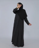 UHIBBU Gamis LAYALI | Abstract Pleats | Silk Polyester