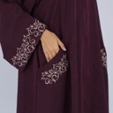 UHIBBU Malika Abaya Embroidery
