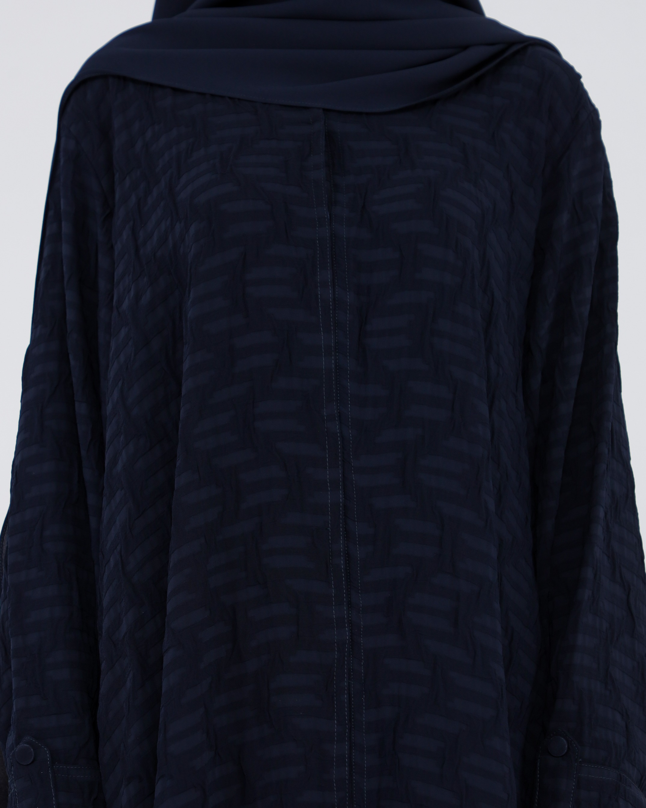 UHIBBU Maysa Airy Loose Texture Abaya