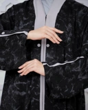 Uhibbu Abaya Sarah - Textured Crashed Polyester