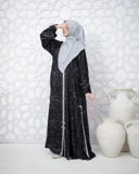 Uhibbu Abaya Sarah - Textured Crashed Polyester