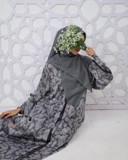 Uhibbu Abaya Sarah - Textured Crashed Polyester