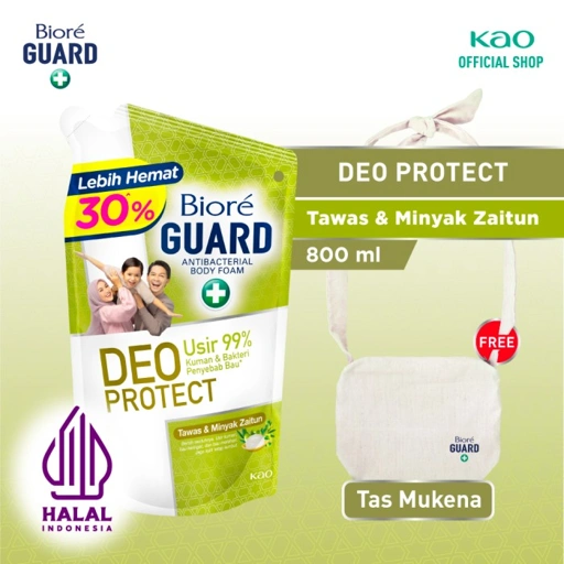 Image of Biore Guard Deo Protect Minyak Zaitun 800ml Pouch + Gift